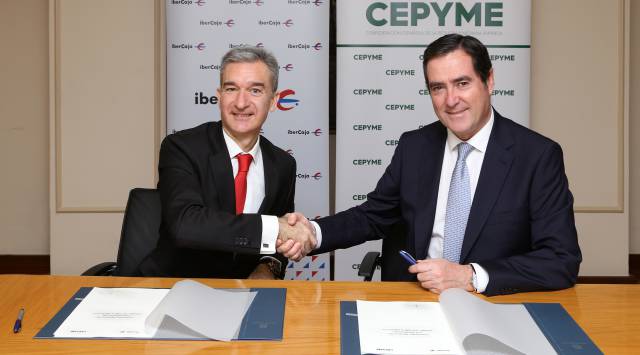 Ibercaja y CEPYME firman un acuerdo para apoyar a pymes y autónomos