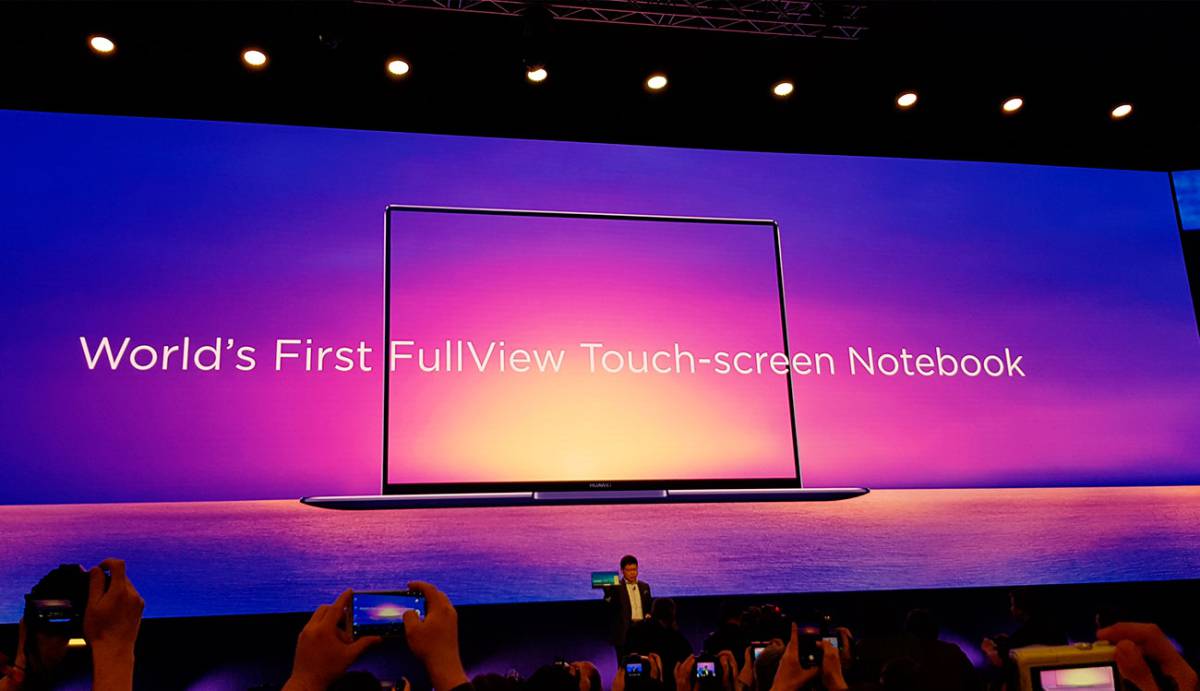 Huawei presenta sus portátiles todo pantalla Matebook Pro y Matebook X Pro