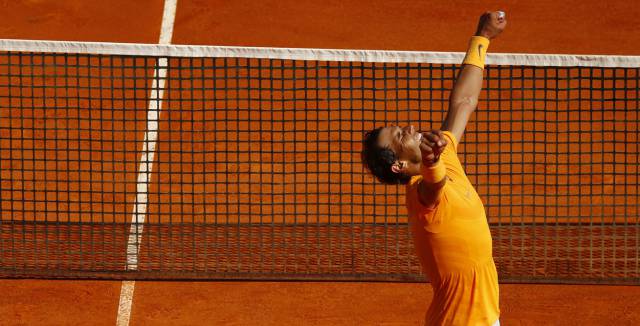 Nadal entra (otra vez) en erupción