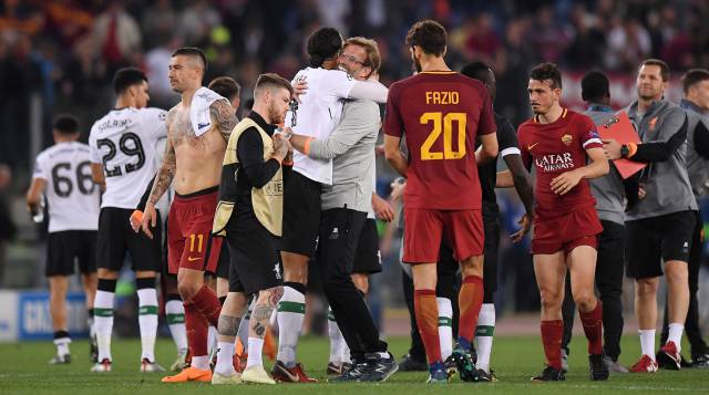 El Liverpool sobrevive en Roma y se cita con el Madrid en la final de Champions