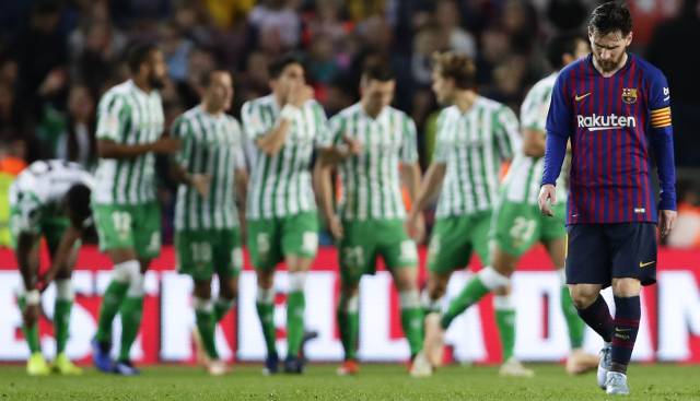 El Betis toma el Camp Nou, la gesta soñada por Setién