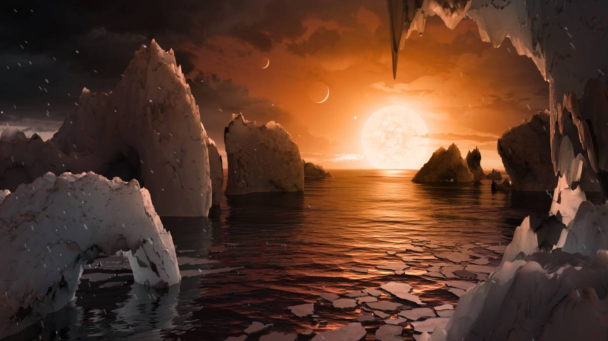 Resultado de imagen de La NASA descubre 7 planetas de los que 3 podrían ser habitables