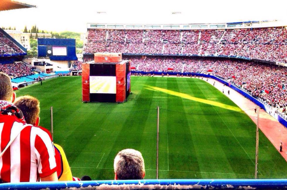 Final de Champions en el estadio