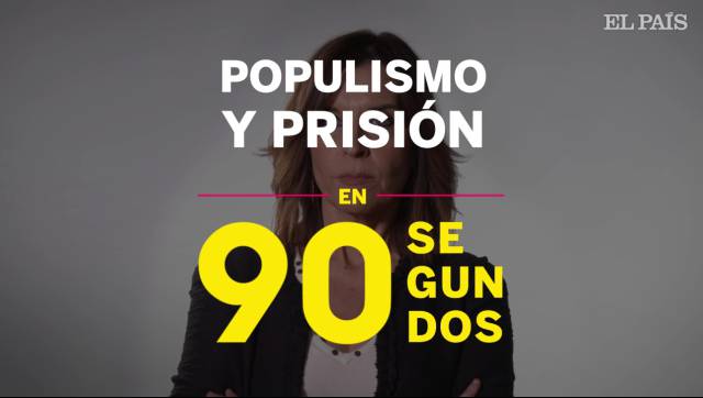 Populismo y prisión en 90 segundos