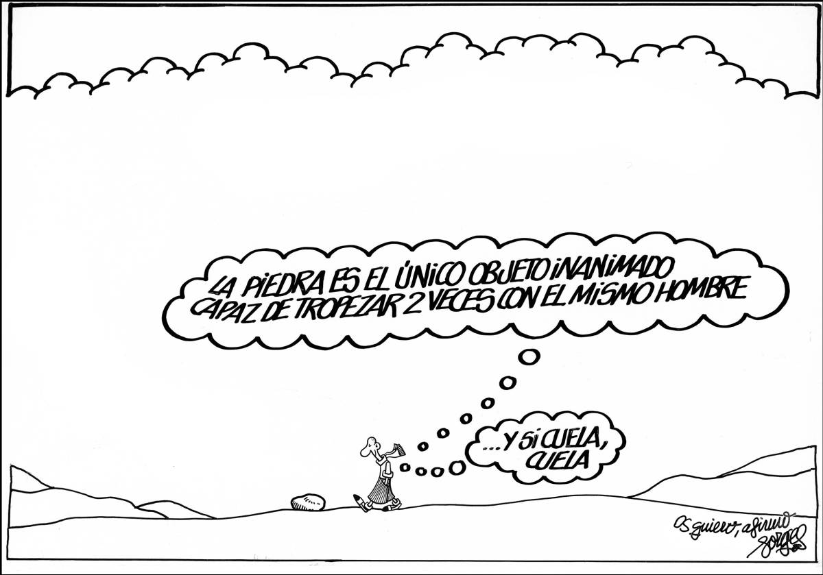 La última viñeta de Forges para sus lectores