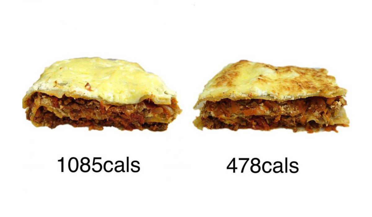 Cómo reducir las calorías de la lasaña y de otros 11 platos a la mitad y que sigan estando ricos