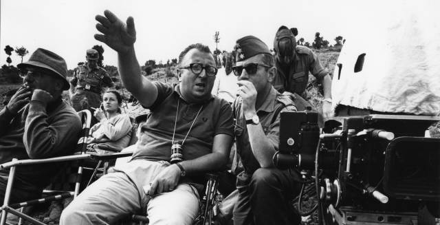 When Franco's army built the set for 'The Good, The Bad and The Ugly'