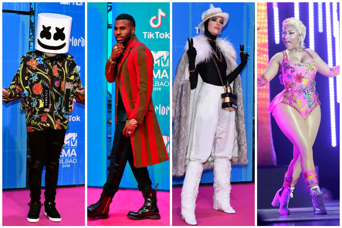 Los 13 'looks' más extravagantes de los premios MTV EMA