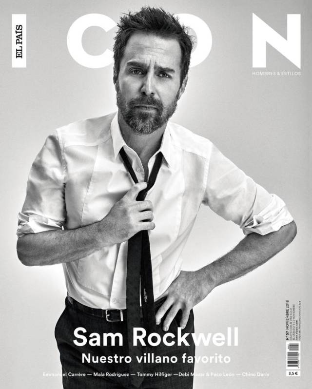 Sam Rockwell, el actor que cae mejor cuanto peor es el villano que interpreta, protagonista de nuestra portada de noviembre