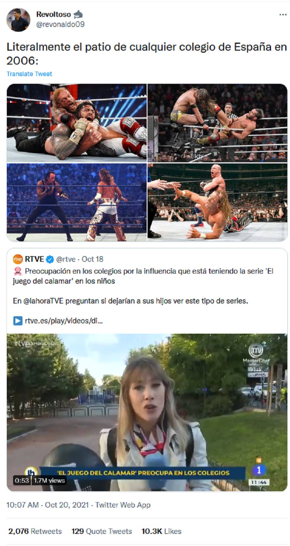 Perros, lava, drones y el Equipo A