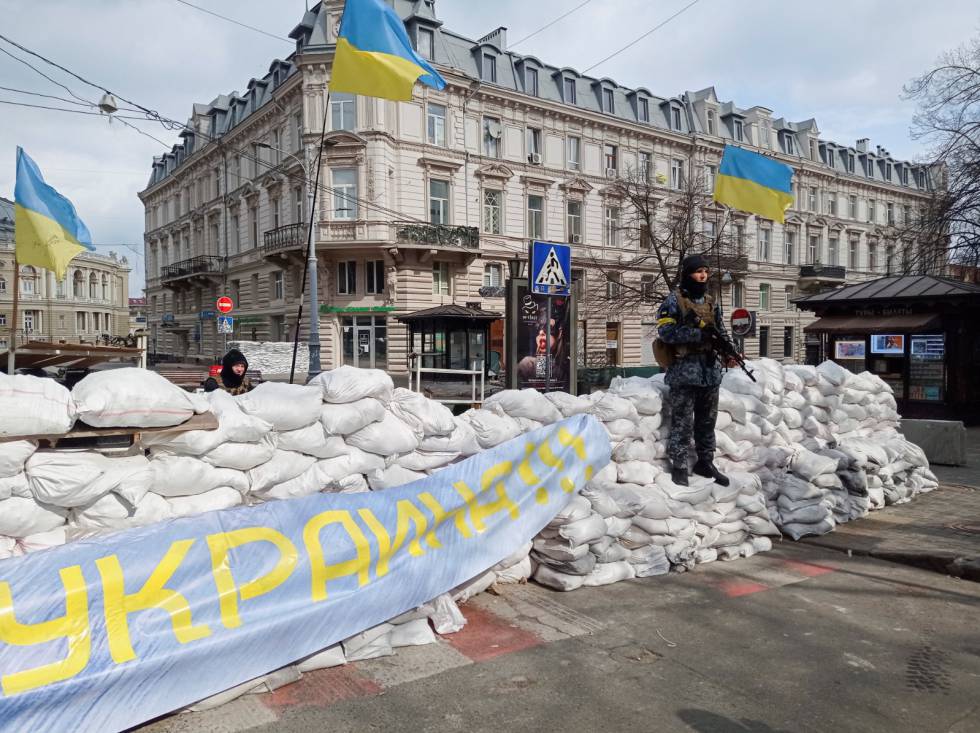 Barricadas en Odesa.