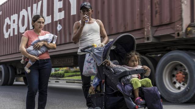 Desde la caravana de migrantes a EEUU: 