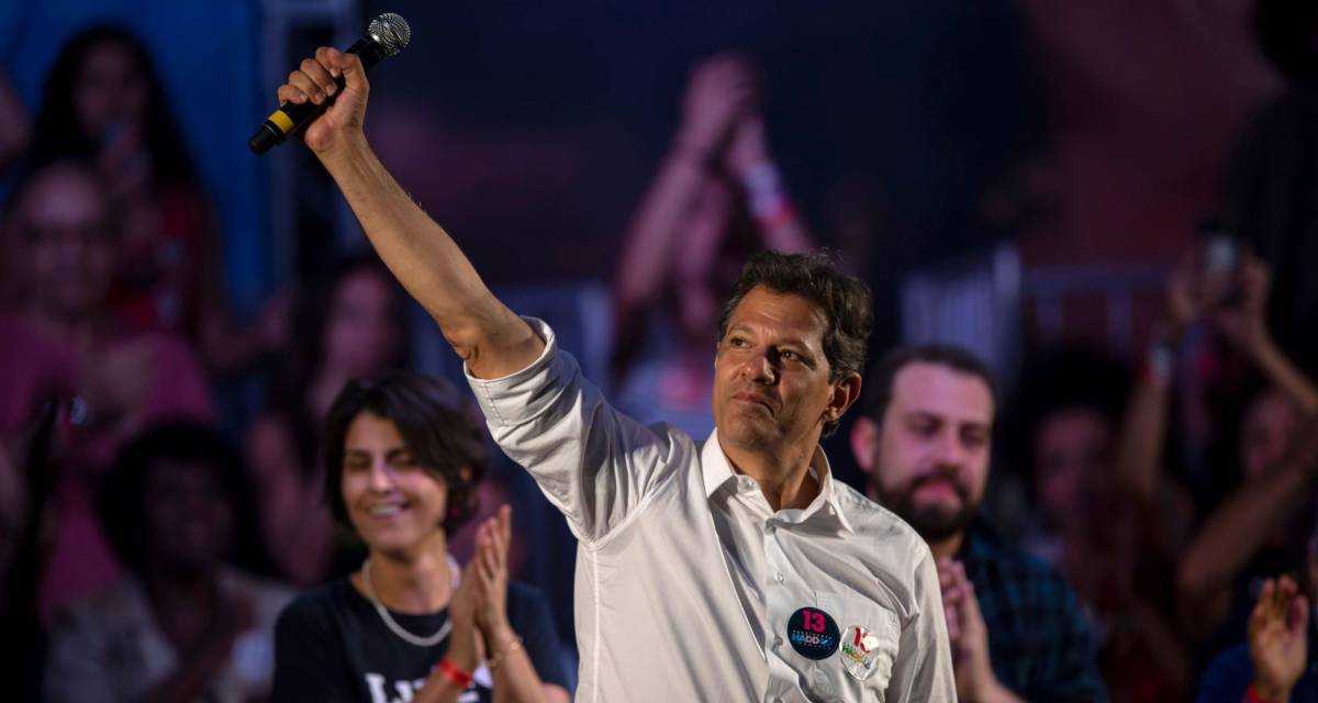 Haddad recorta distancias con Bolsonaro a tres días de la segunda vuelta