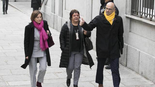 El juez envía a prisión sin fianza a Turull, Rull, Forcadell, Romeva y Bassa