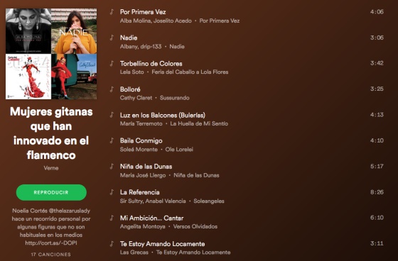 Pincha en la imagen para escuchar la lista de Spotify