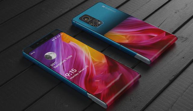 Xiaomi y su nuevo concepto: un smartphone deslizante con pantalla envolvente