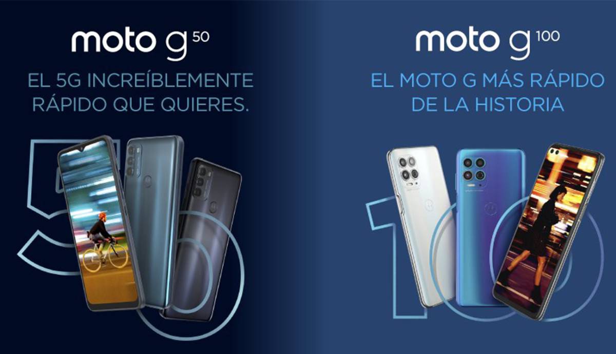 Motorola lanza dos nuevos smartphones en España, los Moto G50 y G100