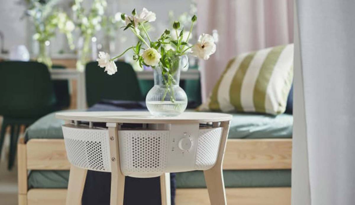 IKEA lanza un purificador de aire que… ¡también es una mesa!