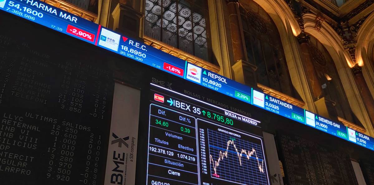 Las Bolsas bajan por la inflación descontrolada y el Ibex pierde los 7.800 puntos