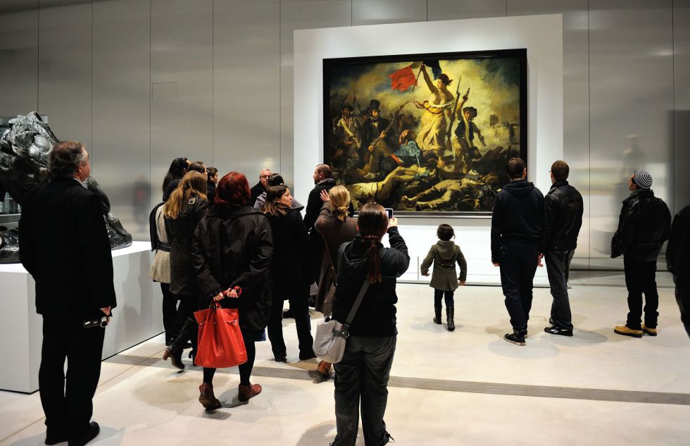 Delacroix, vandalizado en el Louvre de Lens y rehabilitado en una ...