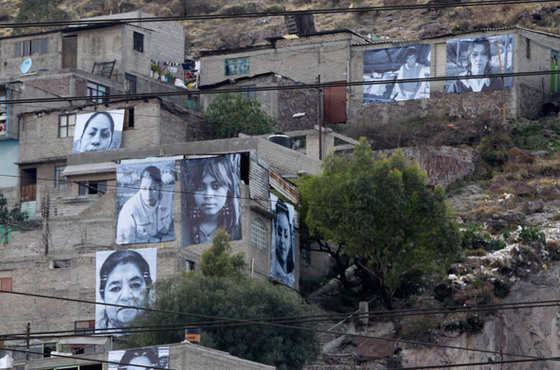 Retratos de las víctimas en Ecatepec. REUTERS / Henry Romero 