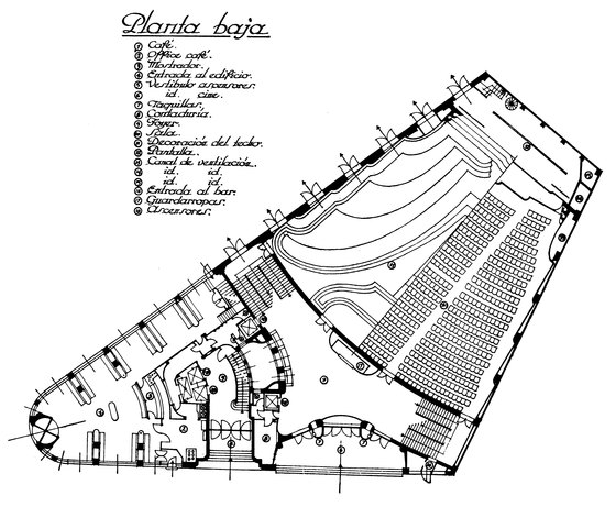 Planta del edificio Carrión