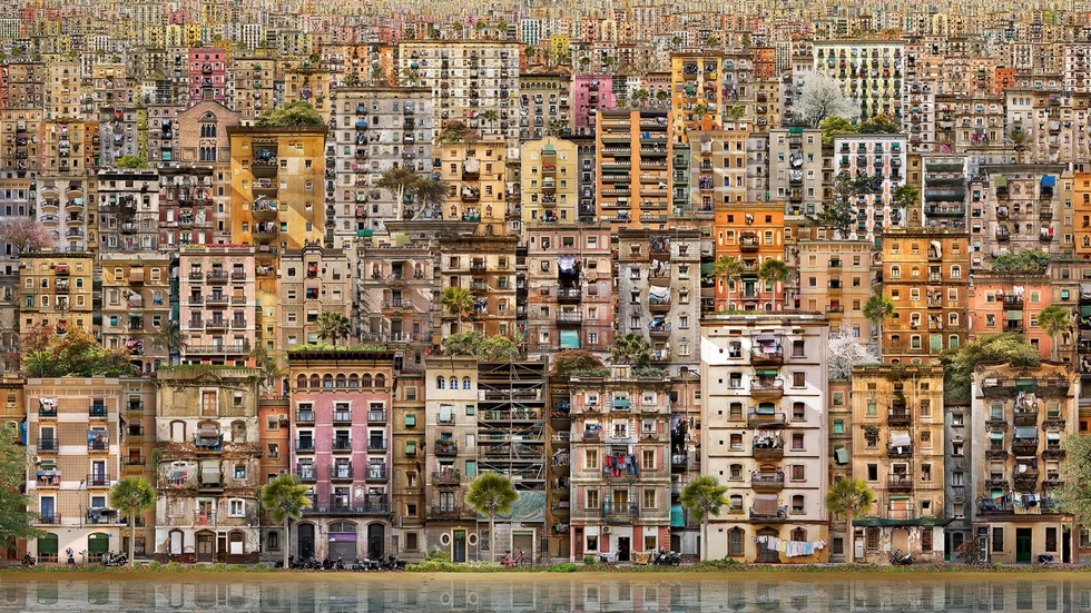 Vista de Barceloneta, un collage con viviendas del popular barrio de la capital catalana.