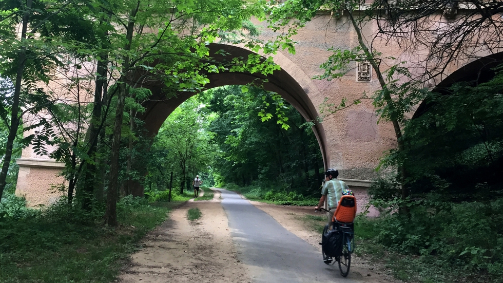 Washington. Rock Creek Park, paraíso de runners y ciclistas.