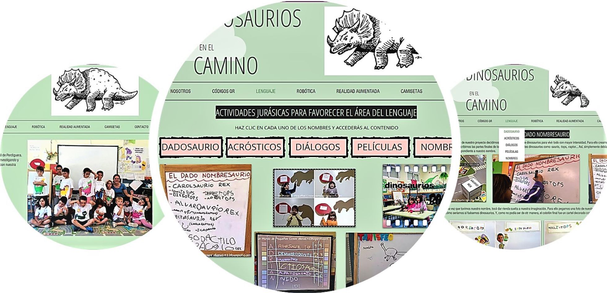 La web del proyecto ‘Dinosaurios’ | CAROLINA CALVO