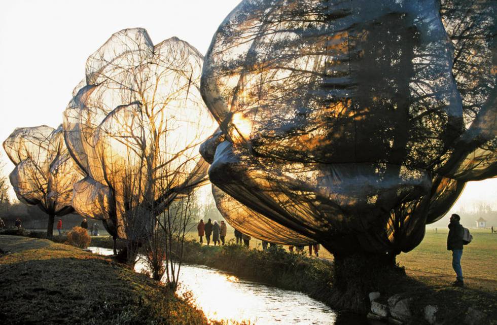 Los árboles envueltos de Christo y Jeanne-Claude | Blog Seres ...