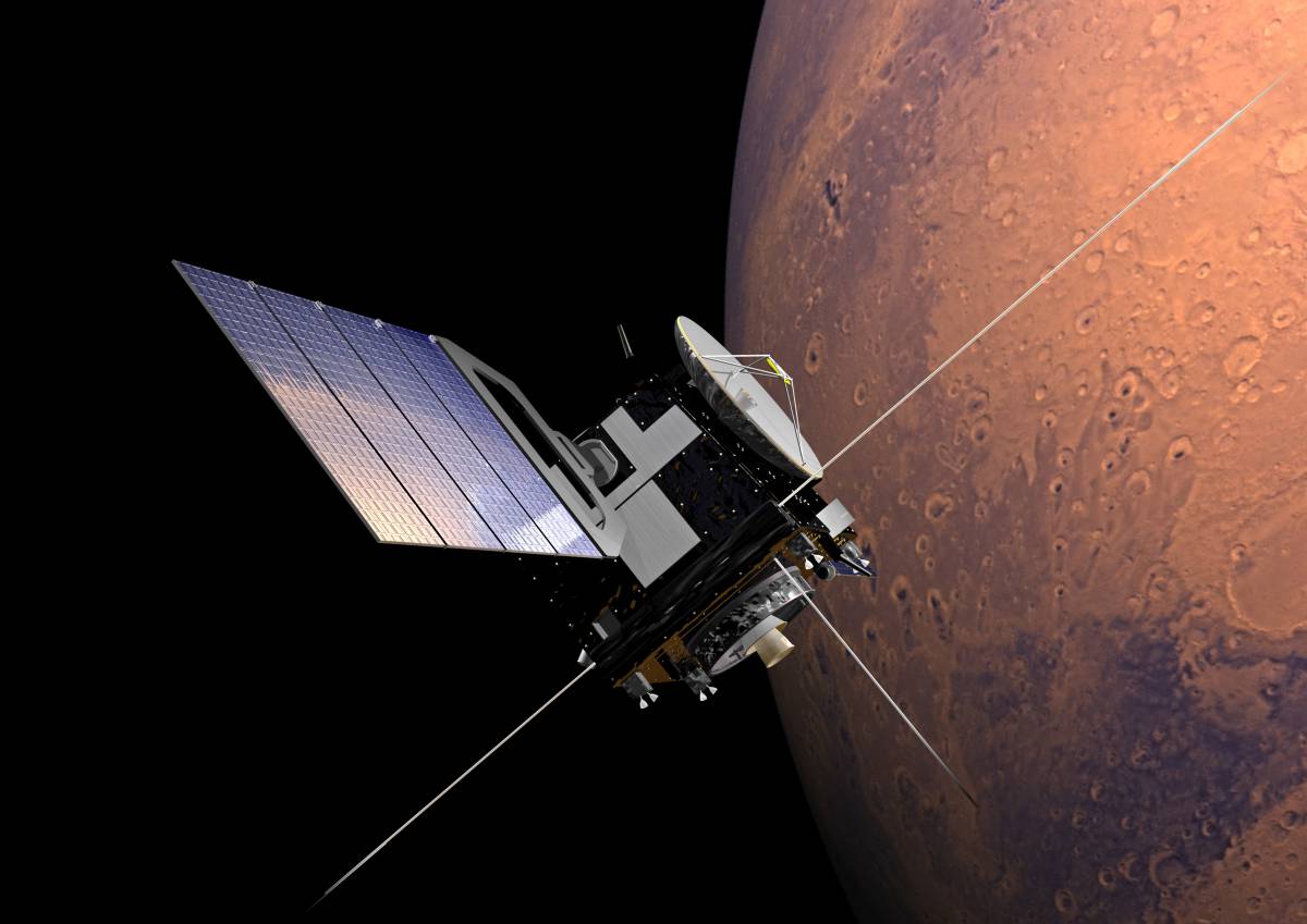 Resultado de imagen de la sonda espacial Mars Express de la ESA detecta agua l