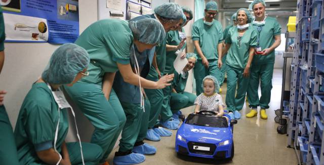 Surgery in style: the small patients who go in for operations in Audi convertibles