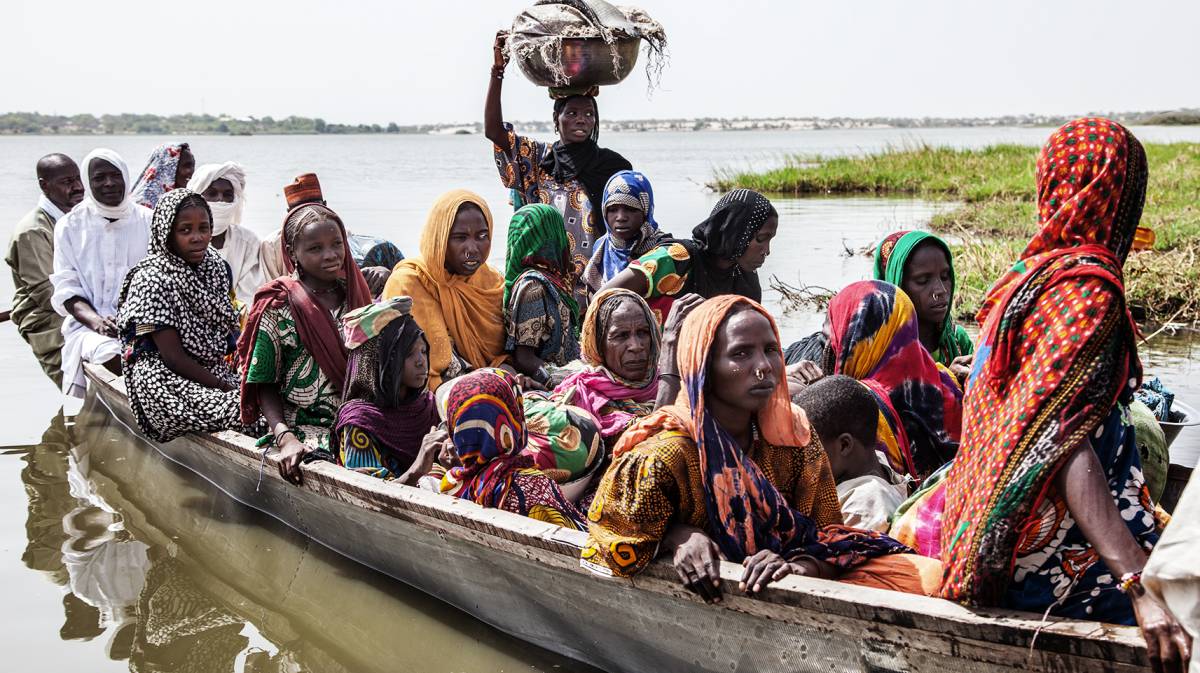 Se acaba el agua del lago Chad