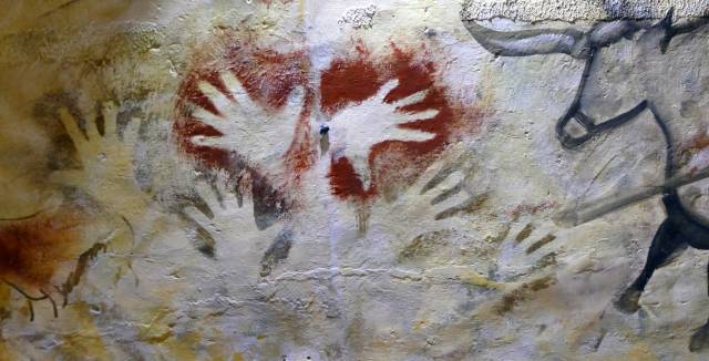 Three new prehistoric hand prints found inside Altamira cave in Spain