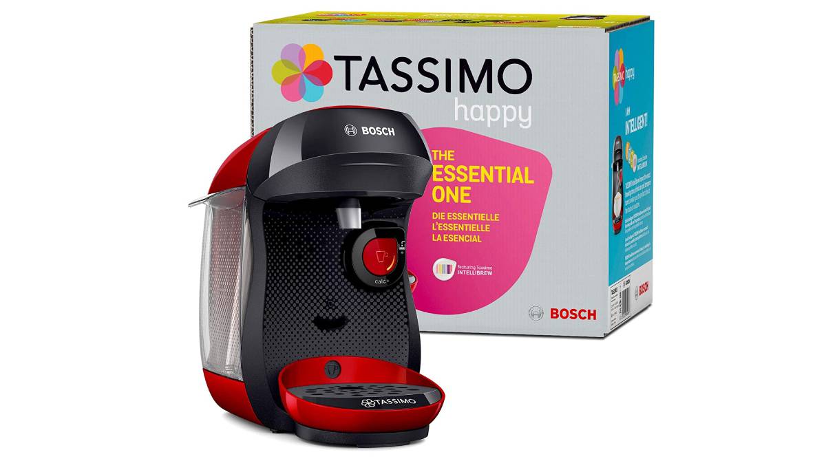 Cafetera de cápsulas Bosch de 1.400 vatios por 34€