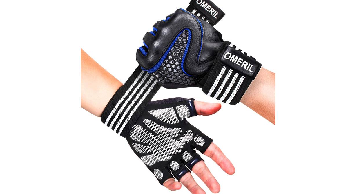 Guantes para gimnasio con muñequera por 11,89 €