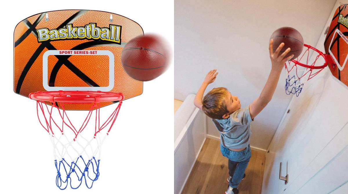 Canasta de baloncesto infantil regulable por 19,11 €