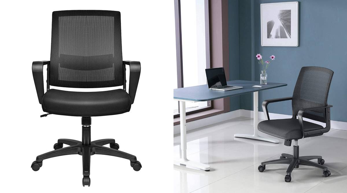 Silla con soporte lumbar ergonómico por 55,99 €