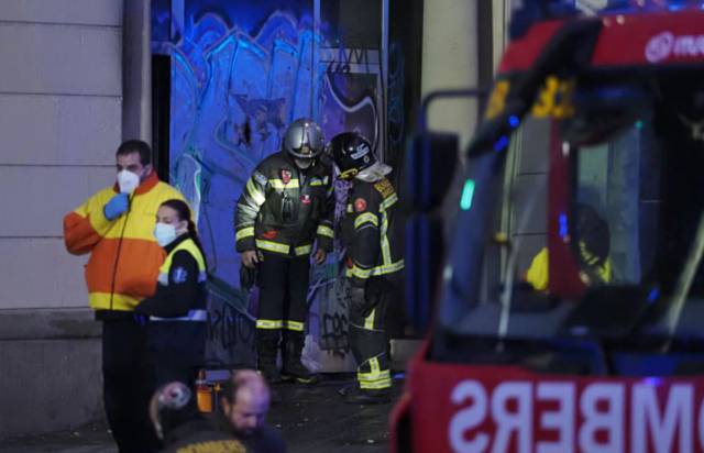 Four dead in a fire inside squatter building in downtown Barcelona