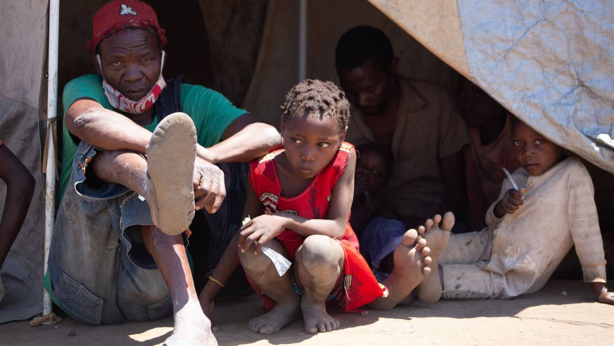 Pocos se escapan del hambre en Cabo Delgado