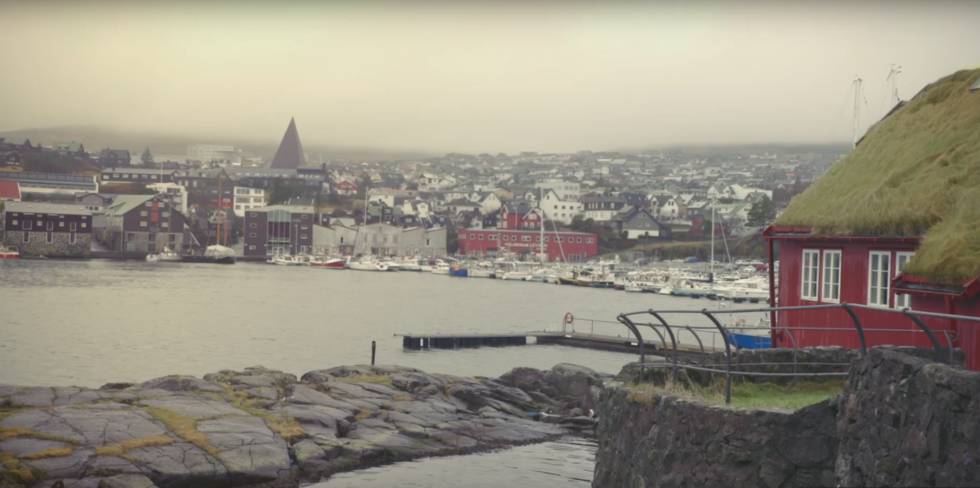 Tórshavn, capital de Islas Feroe.