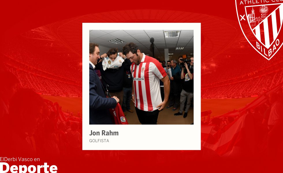 Lo apodan Rahmbo. El joven golfista vizcaíno Jon Rahm (Barrika, 1994) es nieto del que durante 33 años fuera delegado del Athletic Club, y de él heredó la pasión.