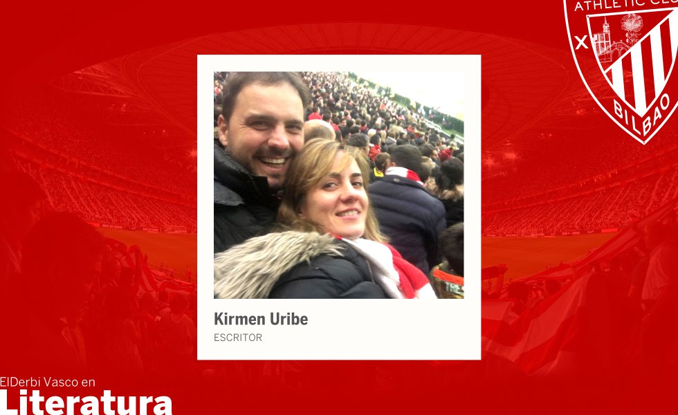 La relación de Kirmen Uribe (Ondarroa, 1970) con el Athletic viene de lejos. Su abuela Amparo se ponía nerviosísima cuando retransmitían los partidos y, cada vez que el Athletic iba perdiendo, apagaba la tele. Su padre era marino y, los pocos días que estaba en tierra, recorría la Península en coche para ver los partidos del Athletic. Como para tantos otros, para Uribe la Real Sociedad es su segundo equipo y sus victorias (si no son contra su equipo), causa también de alborozo.