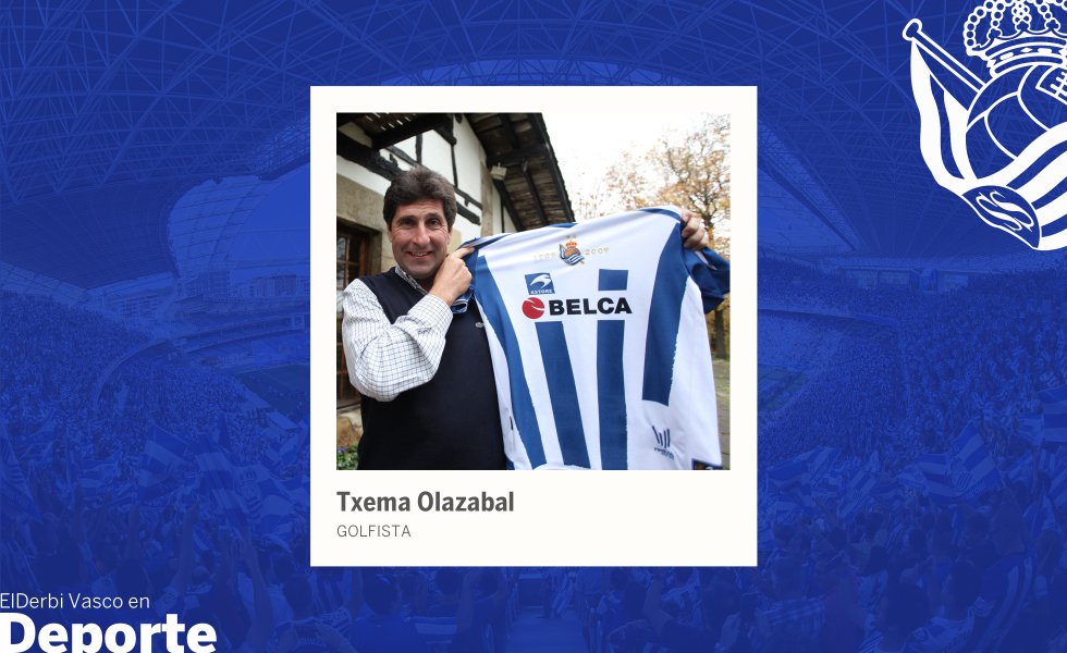El golfista Txema Olazábal (Fuenterrabía, 1966) puede presumir, además de un premio Príncipe de Asturias de los Deportes, de haber recibido el máximo honor que la Real Sociedad, el club de sus amores, concede a sus aficionados, la insignia de oro y brillantes. Tal como declaró en varias entrevistas, agradecido, fue un “orgullo, un momento en que tuvo que contener las lágrimas”.