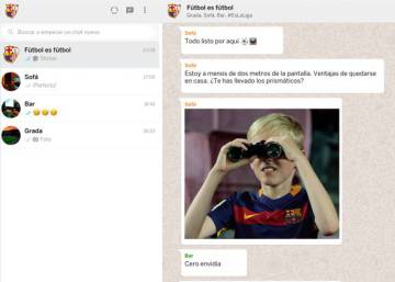 Tres formas de sentarse para ver un partido