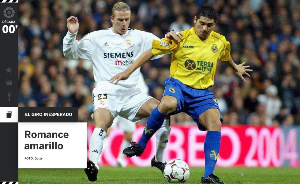 Messi heredó la '10' de Argentina de un tal Juan Román Riquelme, ídolo de un Villarreal CF, que en diciembre 2004, bajo su suela y su toque, llegó a ser proclamado como mejor equipo del mundo. El Submarino Amarillo, dirigido técnicamente por el chileno Manuel Pellegrini (ahora en el Real Betis), terminó en el tercer puesto de la máxima categoría en 2005, solo cuatro temporadas después de ascender a la élite, con Román, elegido mejor jugador extranjero y máximo asistente de LaLiga Santander, y el uruguayo Diego Forlán, pichichi del torneo, como grandes protagonistas. Gracias a ellos, al año siguiente, toda Europa conoció Vila-real, la ciudad de 50.000 habitantes que había colocado a su equipo en las semifinales de la UEFA Champions League.