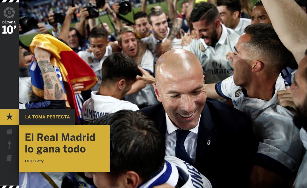 El exitoso paso como ayudante de Carlo Ancelotti en el Real Madrid en 2013 le dio crédito a Zinedine Zidane para calzarse el chándal de entrenador merengue. No lo necesitaba. Ya lo había logrado todo como jugador, pero llegó al banquillo del club del que ya era ídolo para ganar todo lo que se cruzó por su camino, entre otros, un campeonato liguero y tres UEFA Champions League consecutivas. Una de las mayores gestas de un equipo en toda la historia del fútbol, no solo español pero también mundial.