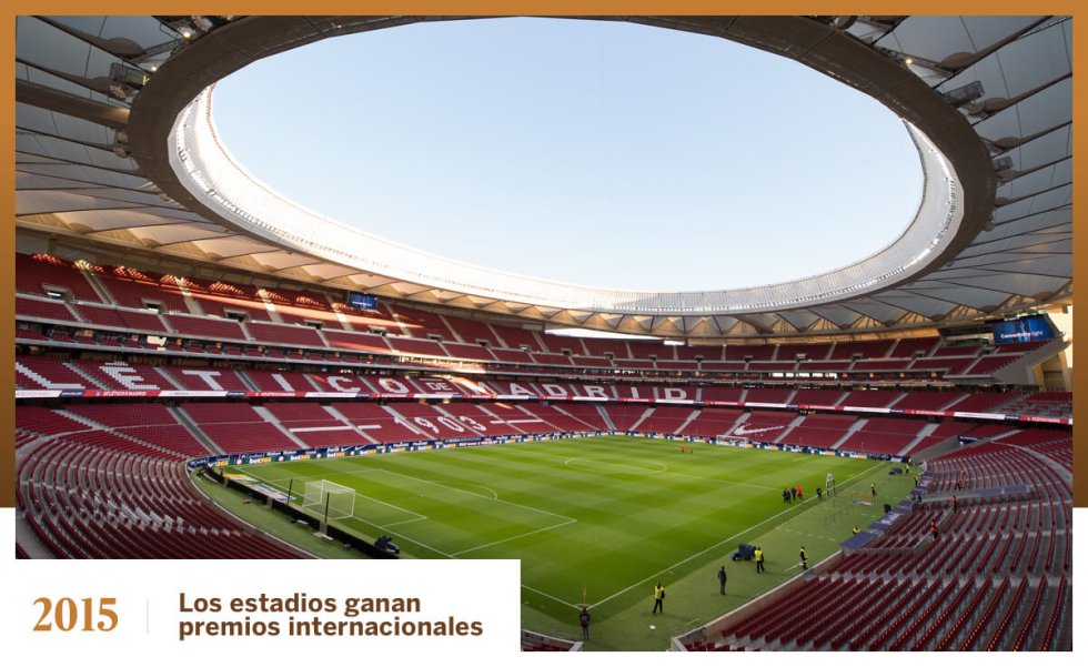 El nuevo San Mamés, inaugurado en 2013, costó más de 170 millones de euros, abrió la era de los flamantes nuevos estadios del fútbol español. A él se sumaron el RCDE Stadium o el Wanda Metropolitano del Atlético de Madrid. Campos punteros en diseño y tecnología, con restaurantes, espectáculos de iluminación y hasta experiencias digitales. El del Athletic Club ha sido galardonado en 2020 en los World Design Awards por The Architecture Community. Ya había sido premiado en 2015 en el World Architecture Festival, celebrado en Singapur, como el mejor edificio deportivo del mundo de nueva construcción. El Real Madrid o el Levante UD también están renovando sus estadios para ofrecer una experiencia cada vez más completa a sus espectadores.