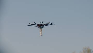 Uno de los drones de la empresa CO2 Revolution.