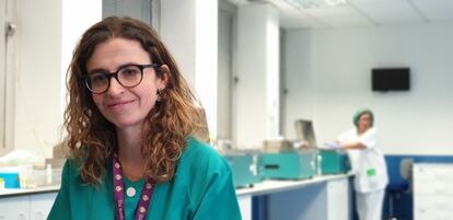 Nadia García, responsable del banco de leche del hospital 12 de Octubre (Madrid).